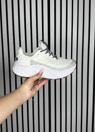 👕new balance fresh foam x more trail v3 white/turtledove