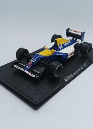 Модель автомобиля williams renault fw14b atlas editions