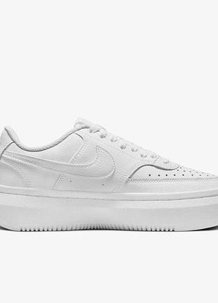 Nike > (41р) 26.5см court vision alta кожаные женские кроссовки кеды