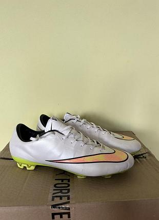 Копачки nike mercurial  made in indonesia  стан ідеальний півпрофесійні  43,5(28,5см) 1250грн