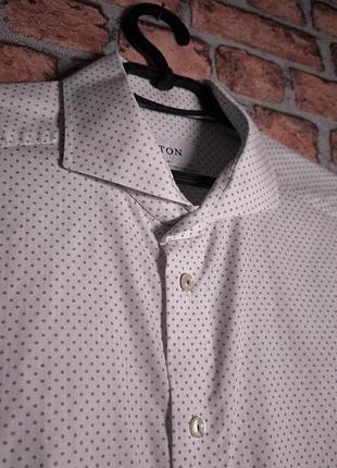 Сорочка в горошок eton slim fit