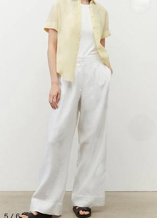 Рубашка женская из льна в цвете масло marc o polo