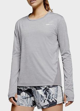 Спортивная кофта лонгслив женский nike dri fit