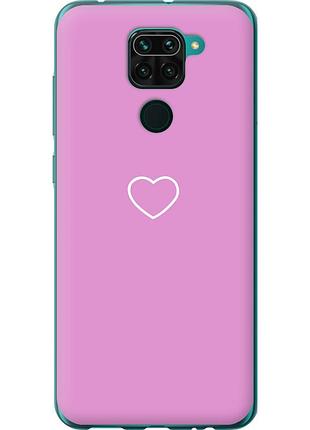 Чехол силиконовый на телефон xiaomi redmi note 9 сердце 2 "4863u-2017-58250"