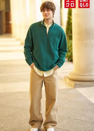 Чоловічі широкі прямі джинси uniqlo