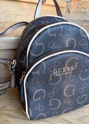 Шкіряний рюкзачок guess, оригінал