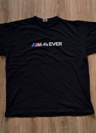 Футболка b&c collection bmw m4ever motorsport dtm champions чорна бмв