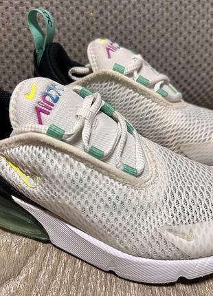 Оригінальні дитячі кросівки nike air max 270 стильні та мега-зручні! кросовки сеточка