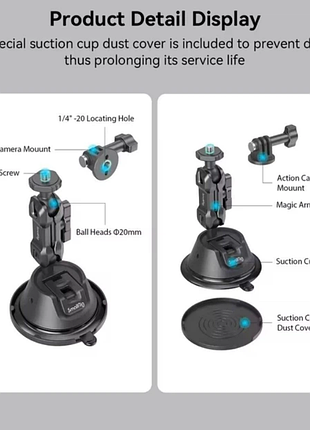 Крепление на присосках для камеры smallrig 4193 4