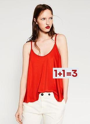 1+1=3 🎁 нова майка на бретелях вільного крою від  primark