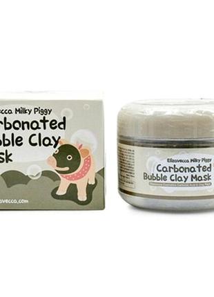 Milky piggy carbonated bubble clay mask