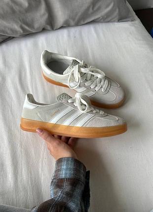 Adidas gazelle beige white