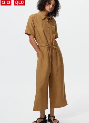 Комбинезон из льняной смеси uniqlo