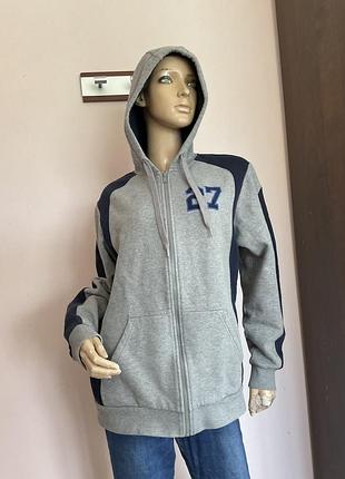 Хлопковый теплый кардиган/xl/brend lacoste