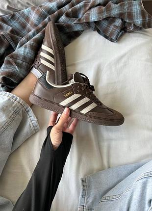 Adidas samba brown beige