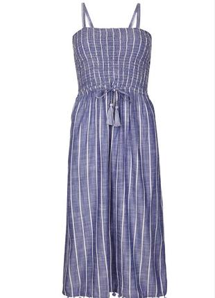 Летний миди сарафан из вискозы m&amp;s collection