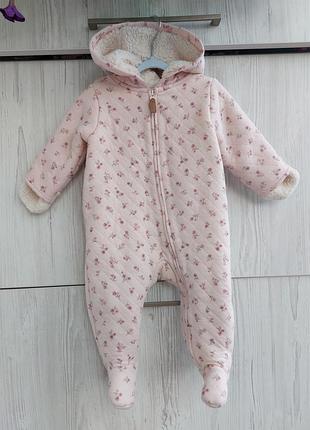 Брендовий комбінезон carters для дівчинки 6м всередині на шерпі