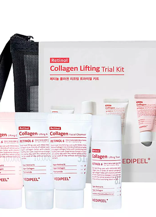 Набір мініатюр medipeel+ retinol collagen lifting trial kit ехр 02.2027  з ретинолом і колагеном
