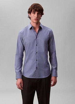 Мужская рубашка slim fit calvin klein