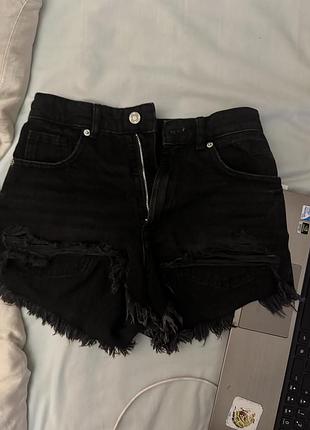 Джинсові шорти , жіночі zara