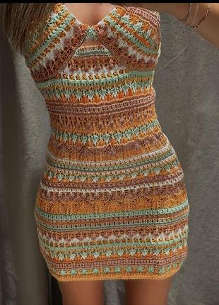 Вʼязана сукня zara