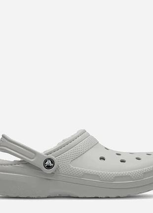 Сабо крокси утеплені crocs jibbitz classic lined clog м11