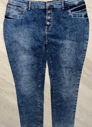 Джинси великі 5xl 22р. 40p стрейч