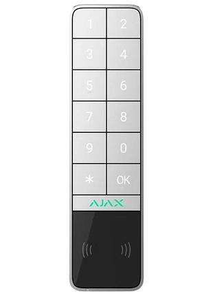 Клавиатура управления ajax keypad outdoor jeweller 8eu white
