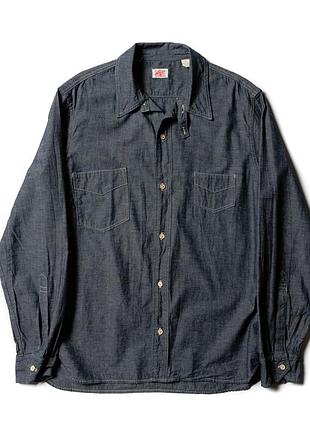 Levis vintage clothing lvc sunset denim work shirt usa [smh017262]