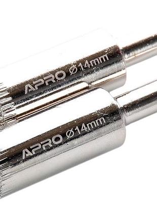 Сверло по стеклу и керамике трубчатое apro 14 мм (830317) (2 шт.)