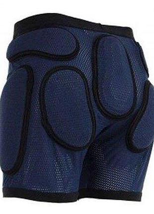 Защитные детские шорты sport gear темно-синие
