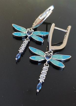Серебряные серьги, 925, серебряные украшения