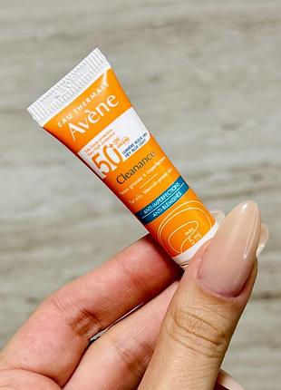 Крем сонцезахисний avene cleanance spf50+ для жирної та проблемної шкіри
