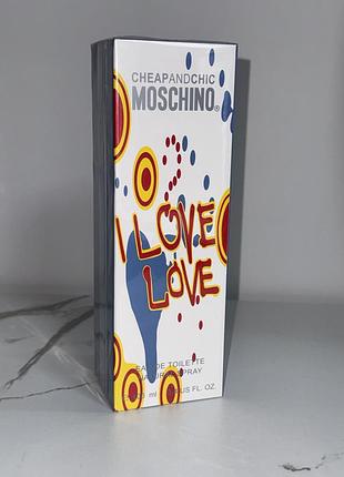 Жіночі парфуми moschino i love love франція духи зі шлейфом дуже стійкі