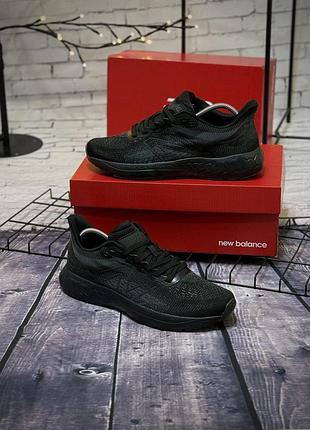 Кросівки new balance fresh foam 880, чорні (сітка) літні 3191-1