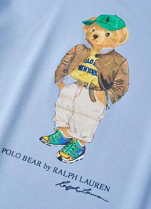 Футболка жіноча polo bear by ralph lauren оригінал блакитна розмір m м бавовна акція розпродаж знижка
