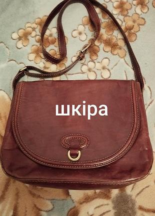 Giudi кожаная сумка седло через плечо