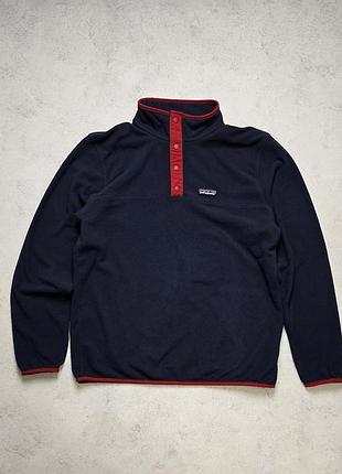 Флисовый пуловер patagonia micro d snap-t fleece pullover
