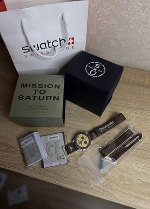 Годинник omega swatch + змінний ремінець