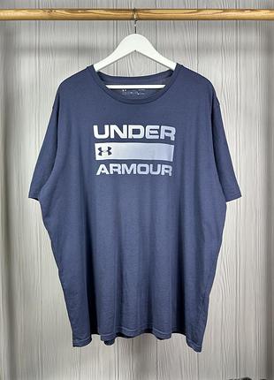 Under armour team issue big logo шикарна практична футболка розмір xxl оригінал