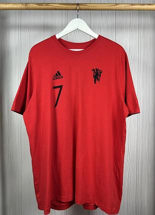 Adidas manchester united 7 ronaldo яскрава футболка з красивим дизайном розмір xl