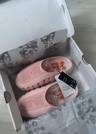 Тапки/ шлепки nike mind розовые