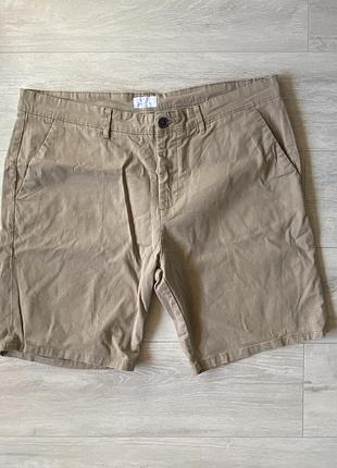 Шорти котонові, чоловічі, бежеві, коричневі, 40 розмір, easy, matalan