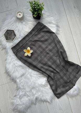 Класична сіра спідниця в клітинку ✅ by mariiahuts.clothes 🤎