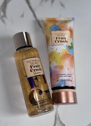 Victoria’s secret набір fruit crush спрей з шимером і лосьон для тіла