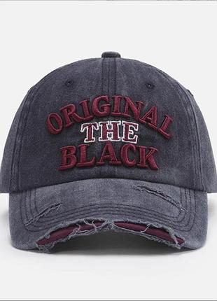 Бейсболка original the black нова