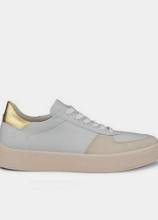Кеды кожаные ecco, 37 г.