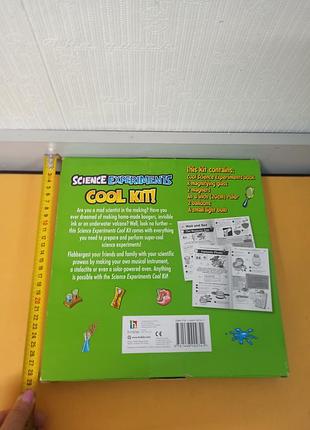 Набор для научных экспериментов "cool science experiments" от компании hinkler, рассчитан на детей в возрасте от 8 лет. 4