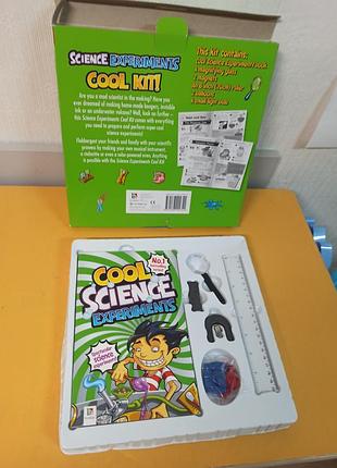 Набор для научных экспериментов "cool science experiments" от компании hinkler, рассчитан на детей в возрасте от 8 лет. 3