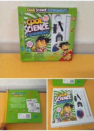 Набор для научных экспериментов "cool science experiments" от компании hinkler, рассчитан на детей в возрасте от 8 лет. 8